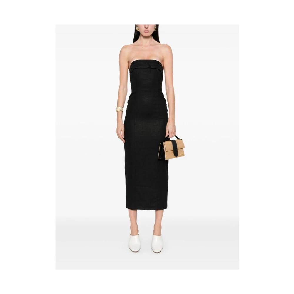 Faithfull the Brand Zwarte Jurk Black Dames