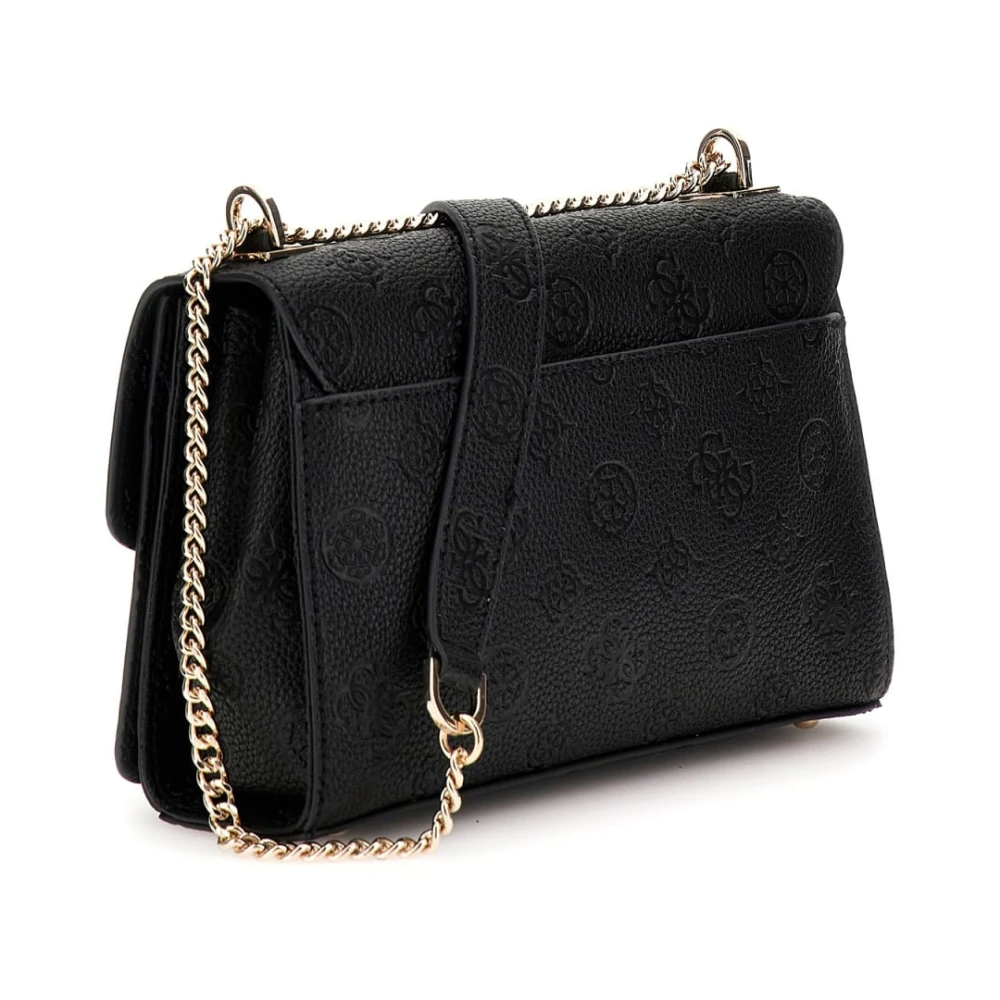 Guess Schoudertas Cresidia Logo Black Dames
