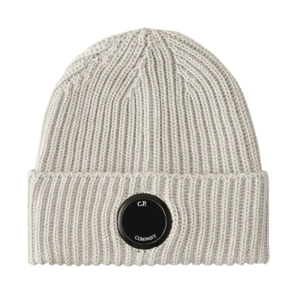 C.P. Company Fijne Merino Wol Lensmuts Gray Dames