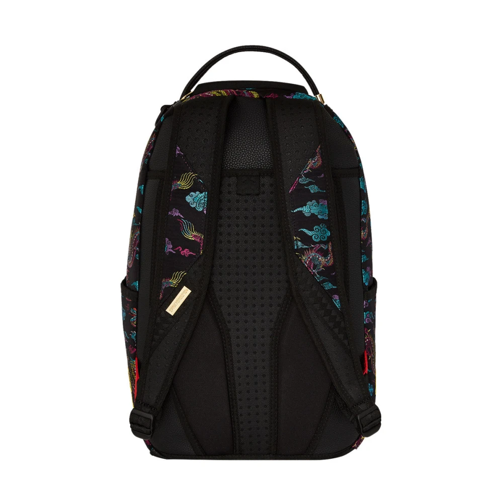 Sprayground Geborduurde Draak Stijlvolle Rugzak Multicolor Unisex