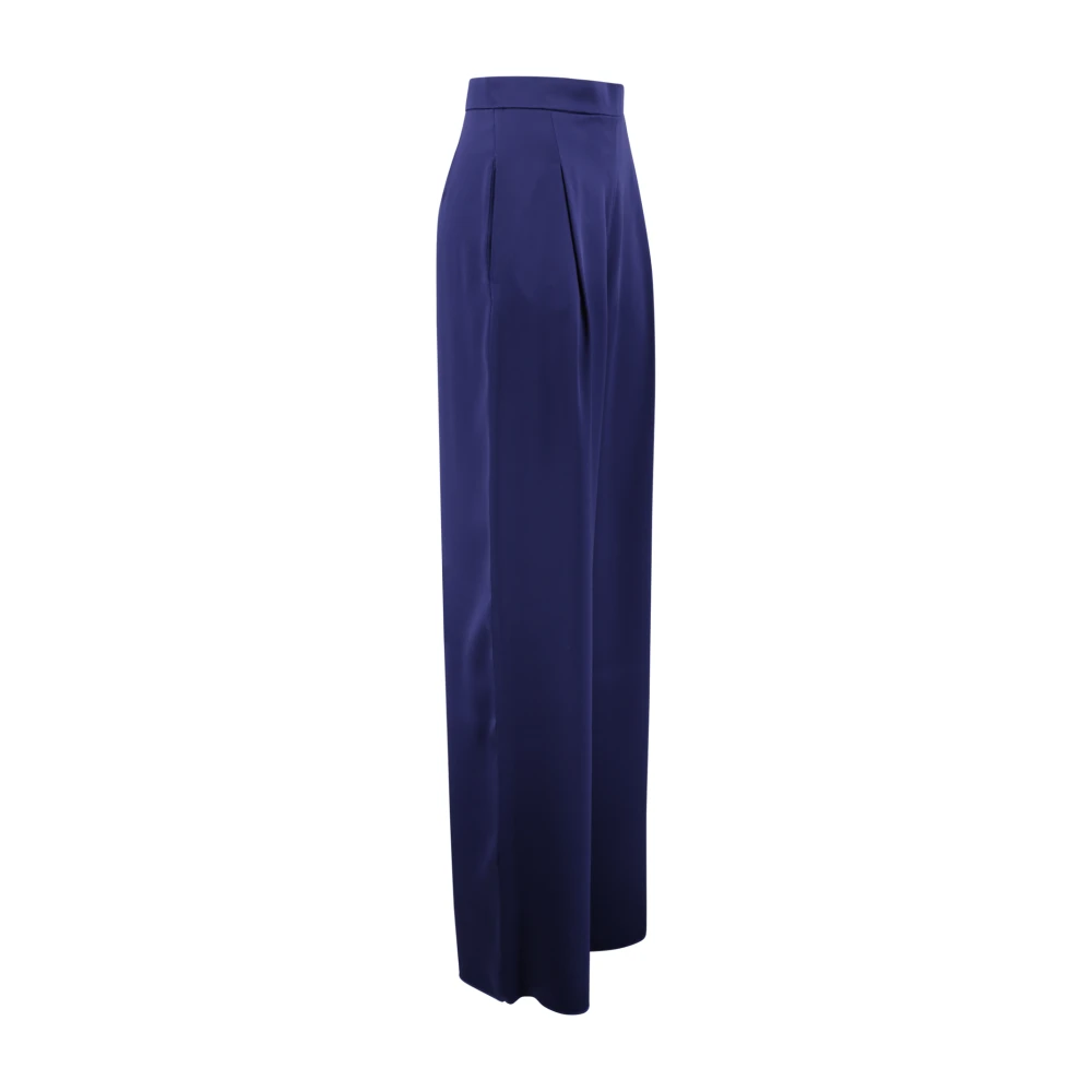 Max Mara Studio Blauwe Broek voor Vrouwen Blue Dames