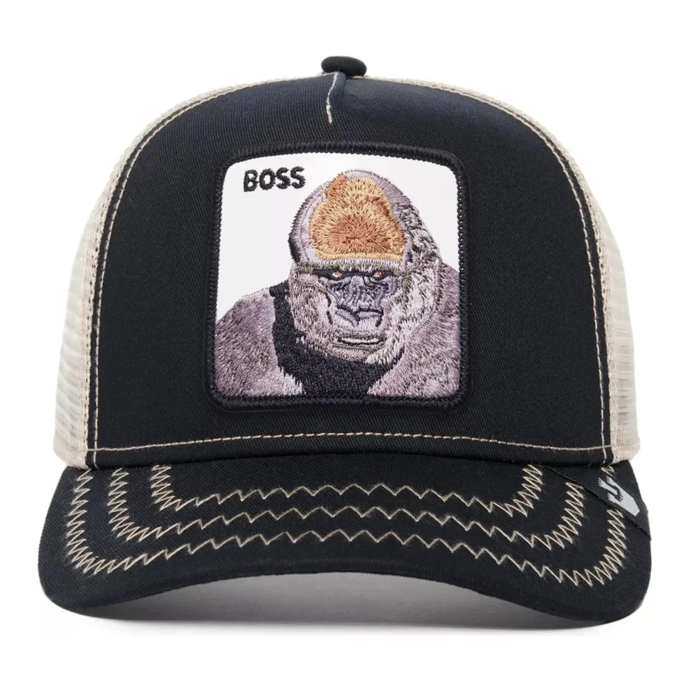 Goorin Bros Zwarte Boss Trucker Cap Black Heren