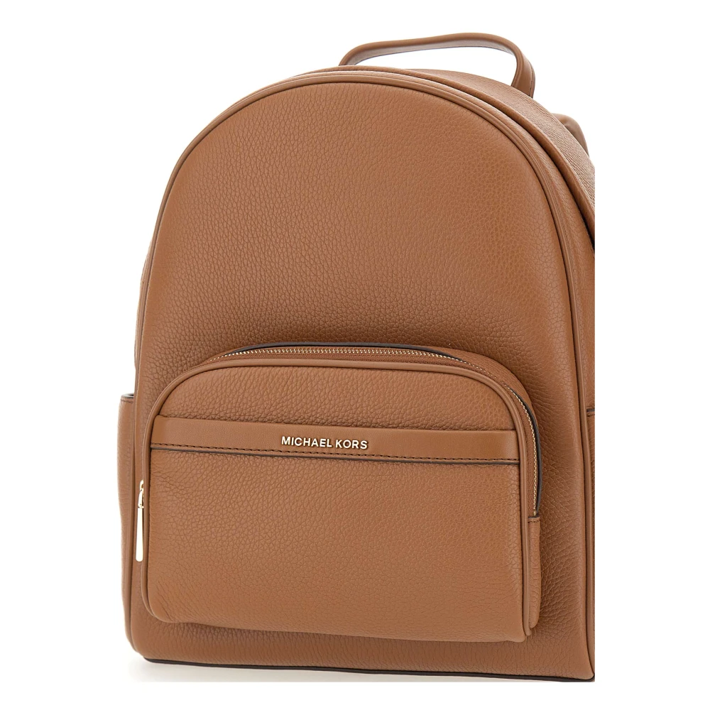 Michael Kors Tumbled Leren Rugzak Bruine Kleur Brown Dames