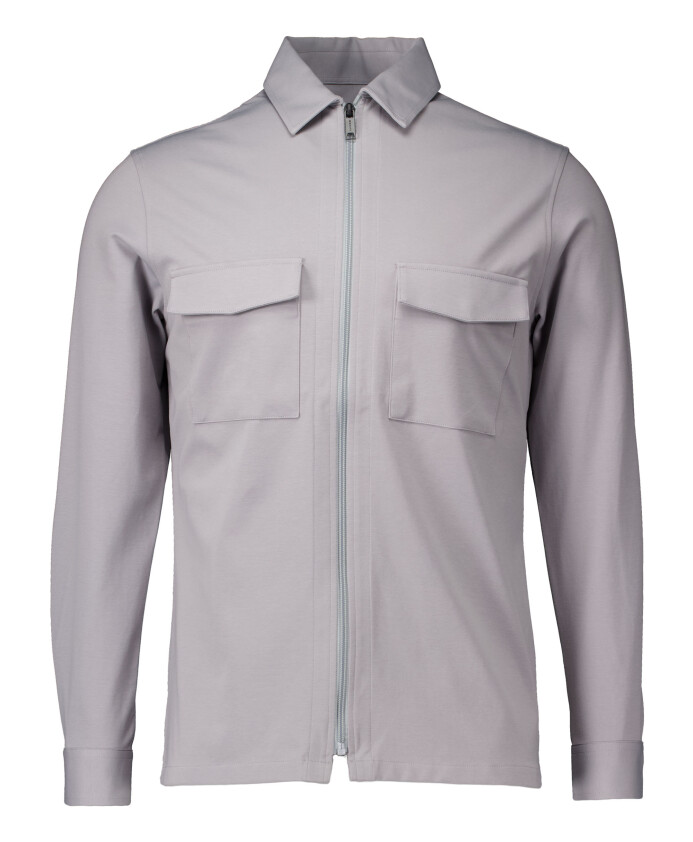 chemise-grise-modele-elegant