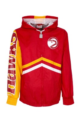 atlanta-hawks-windbreaker-full-zip-red-yellow