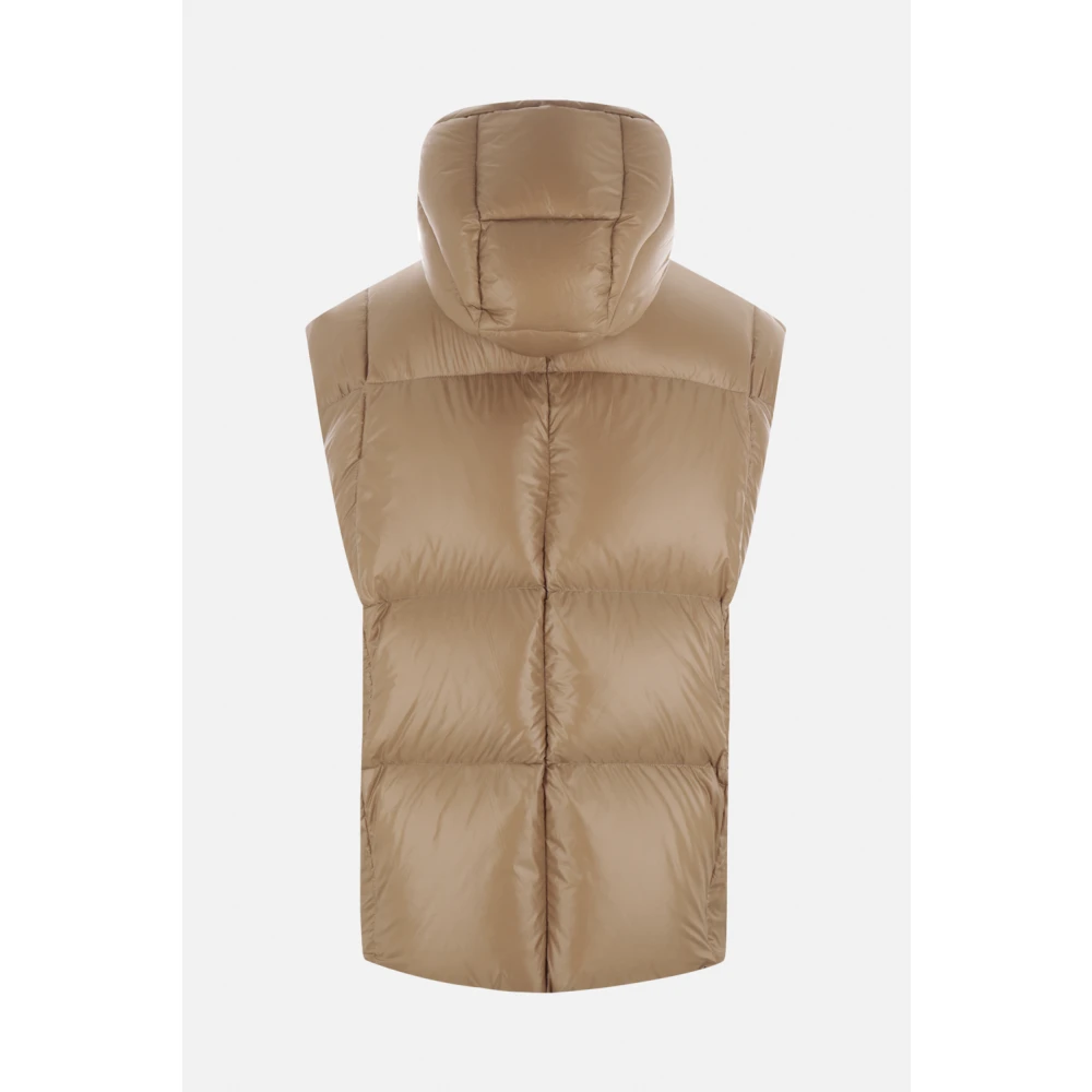 Jil Sander Beige Oversize Nylon Jas Beige Heren