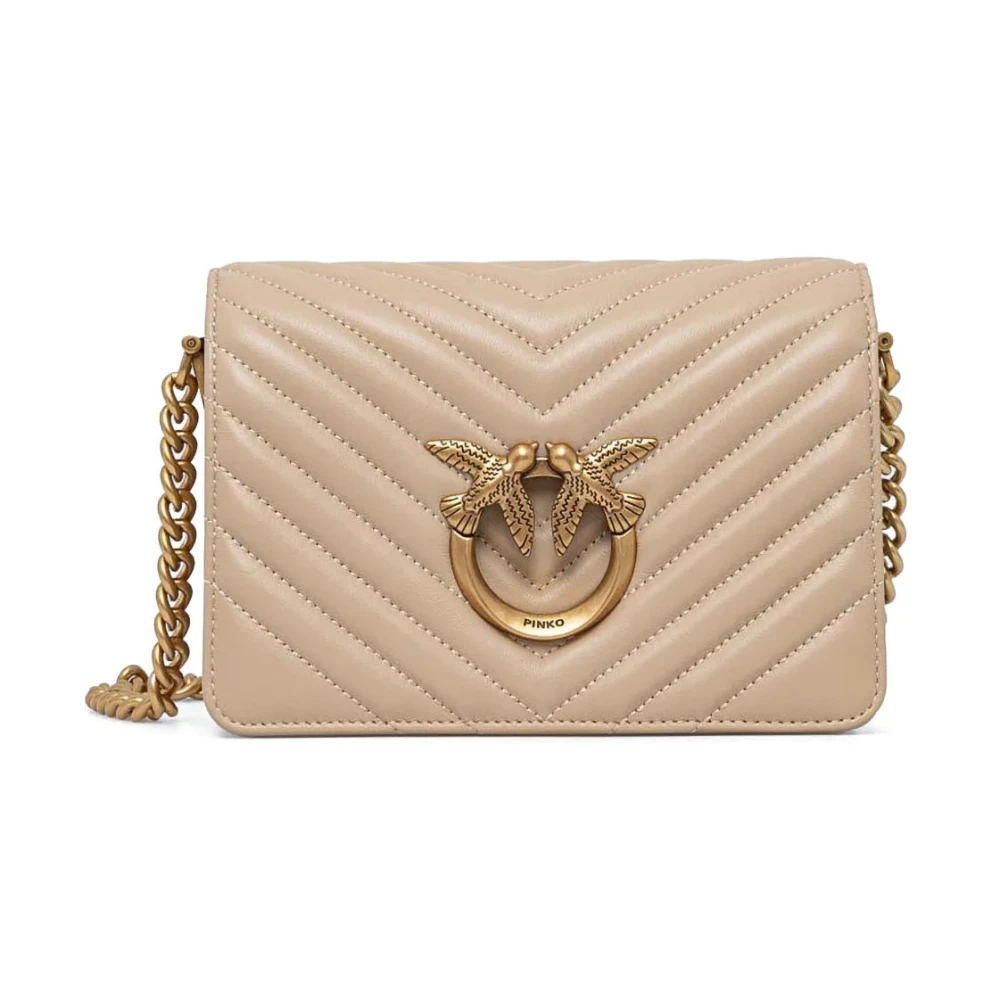 Pinko Mujer Beige Bolsos, Talla: One Size