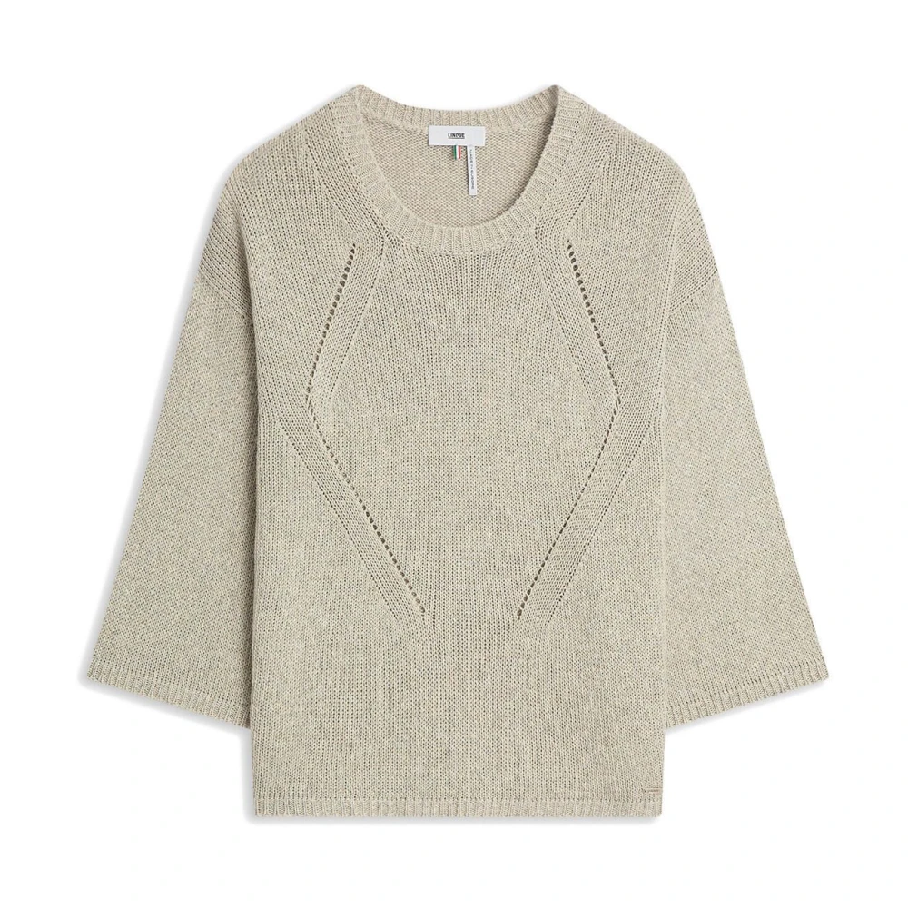 Cinque Donna Beige - Maglieria Girocollo - Knitwear - L