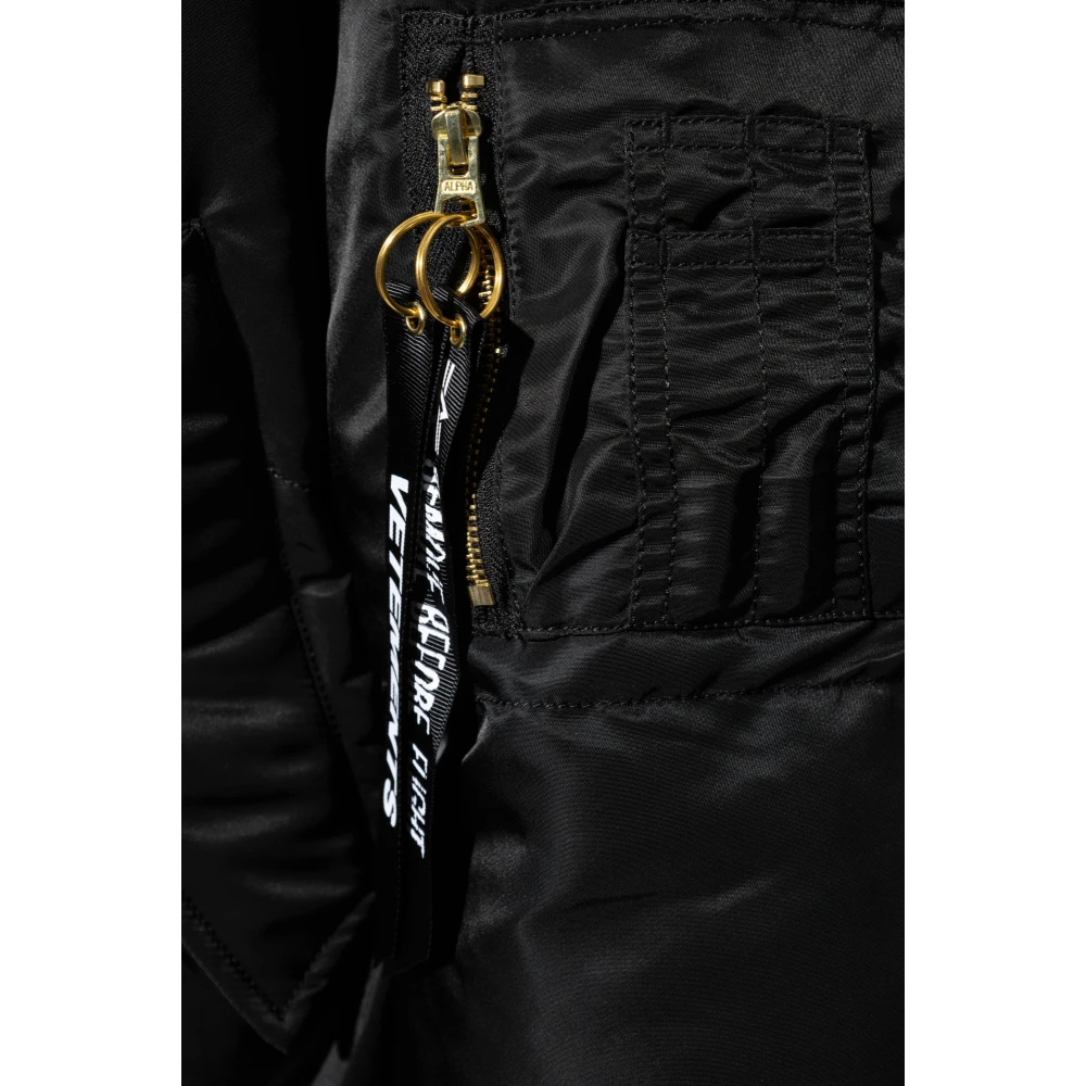 Vetements Omkeerbare jas type bomber Black Heren