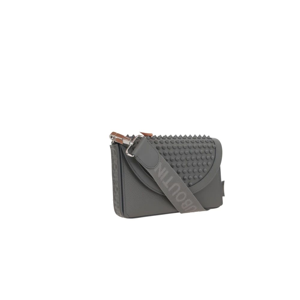 Christian Louboutin Funky Wallet on Strap Tassen Gray Heren