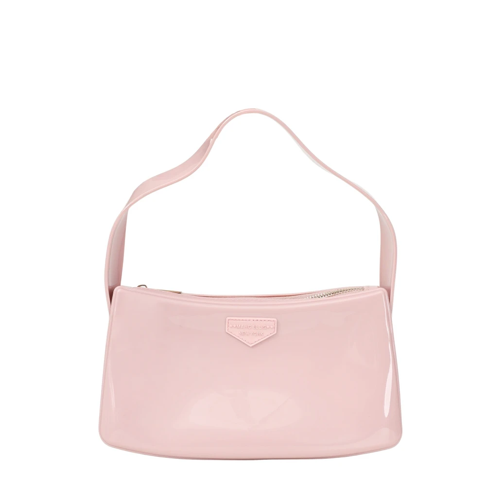 Marc Ellis Roze Glossy Schoudertas Flat Timeless Pink Dames