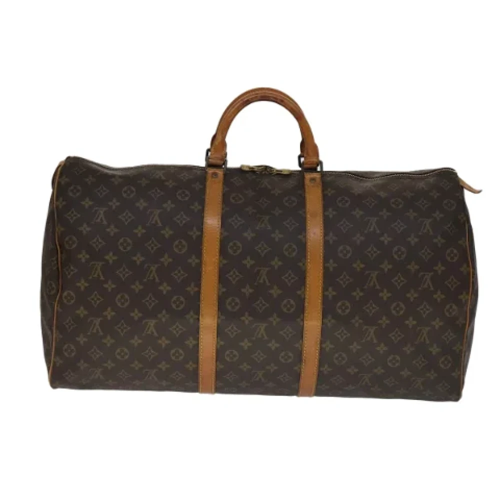 Louis Vuitton Vintage Pre-owned Canvas travel-bags Brown Dames