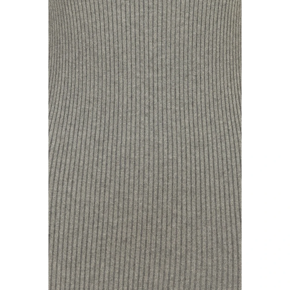 Kaos Grijze Elegante Jurk Gray Dames