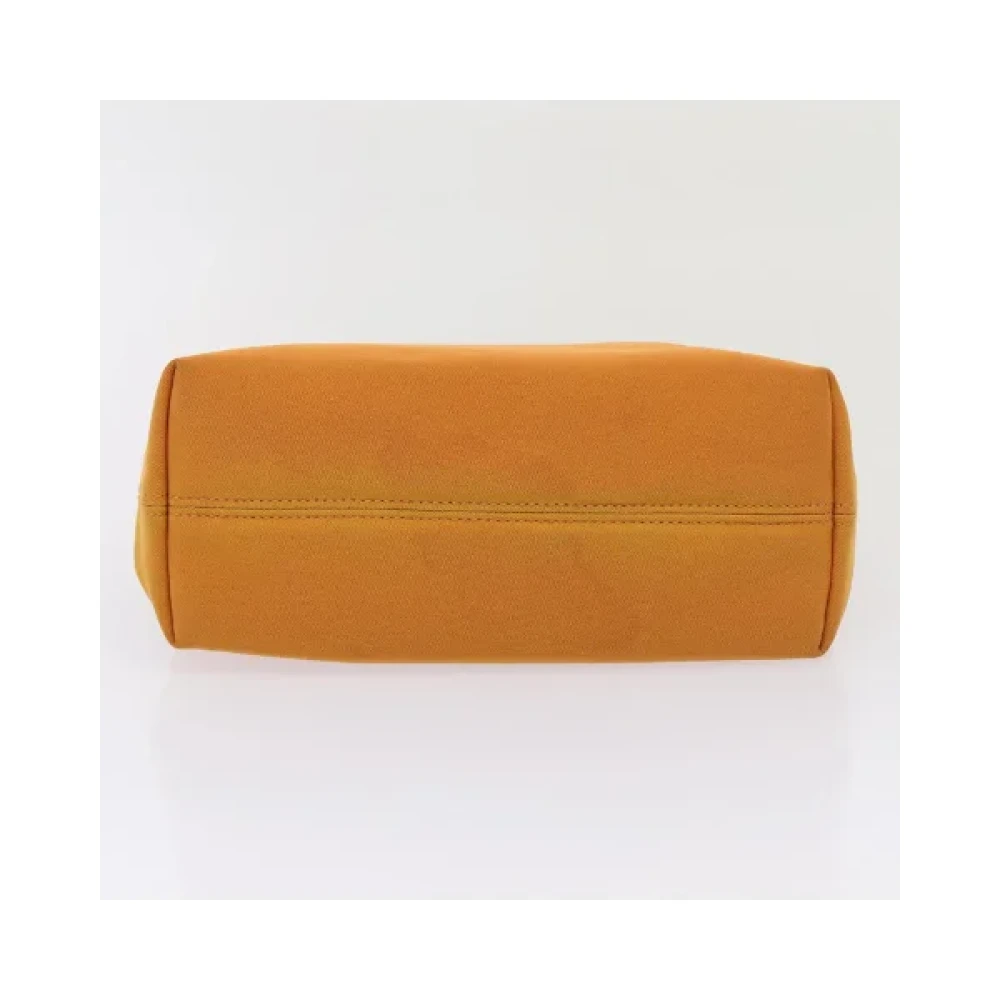 Salvatore Ferragamo Pre-owned Canvas handbags Orange Dames