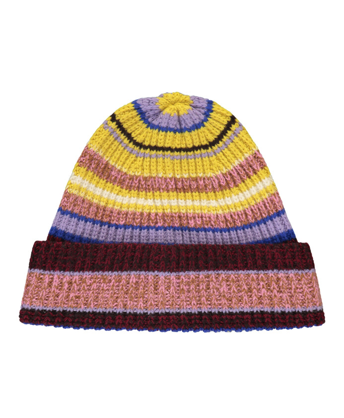 bonnet-en-laine-cotelee