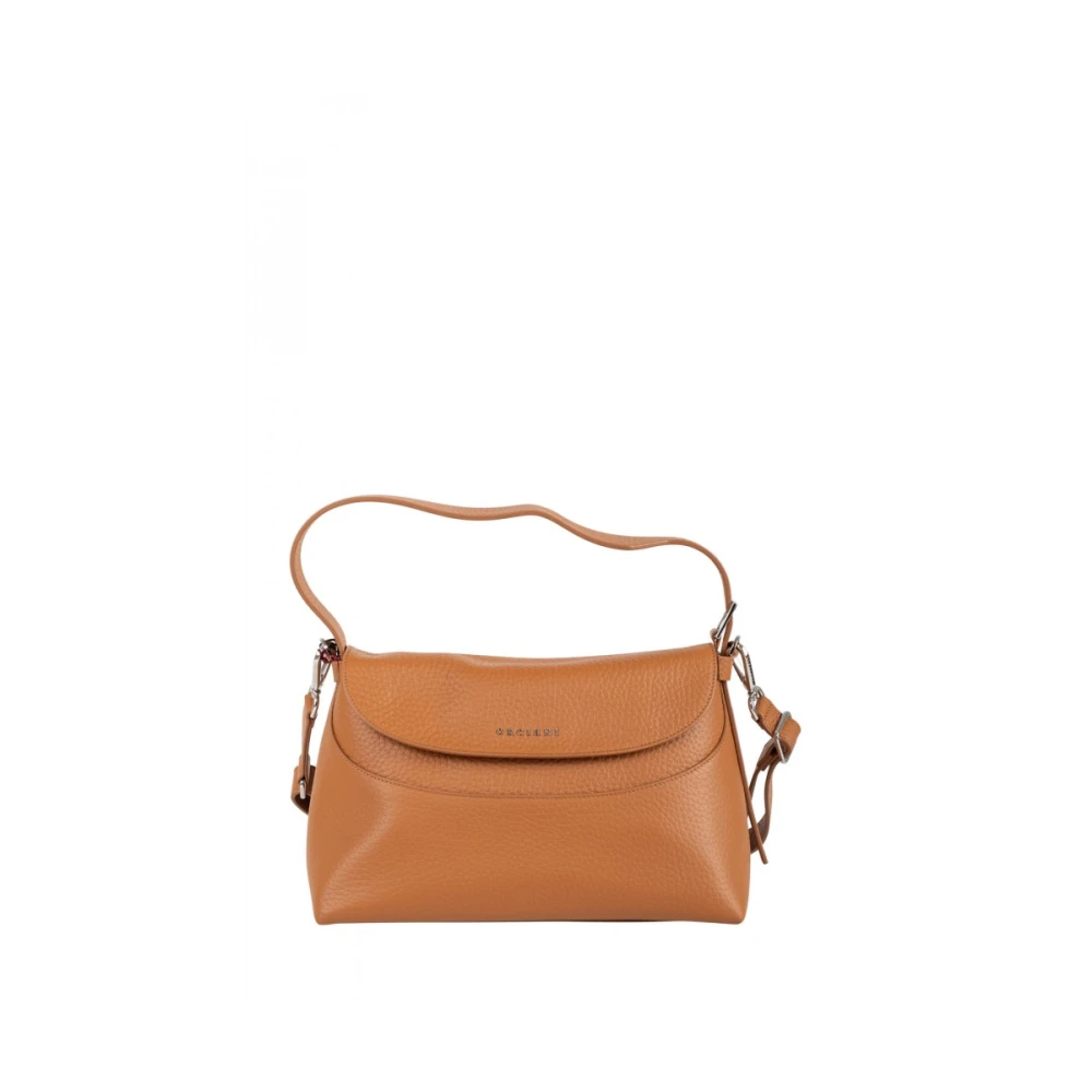 Orciani Women's Brown Shoulder Bags, One Size, Stylish Leather Bag