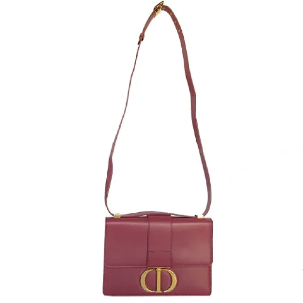 Dior Vintage Pre-owned Leather dior-bags Pink Dames