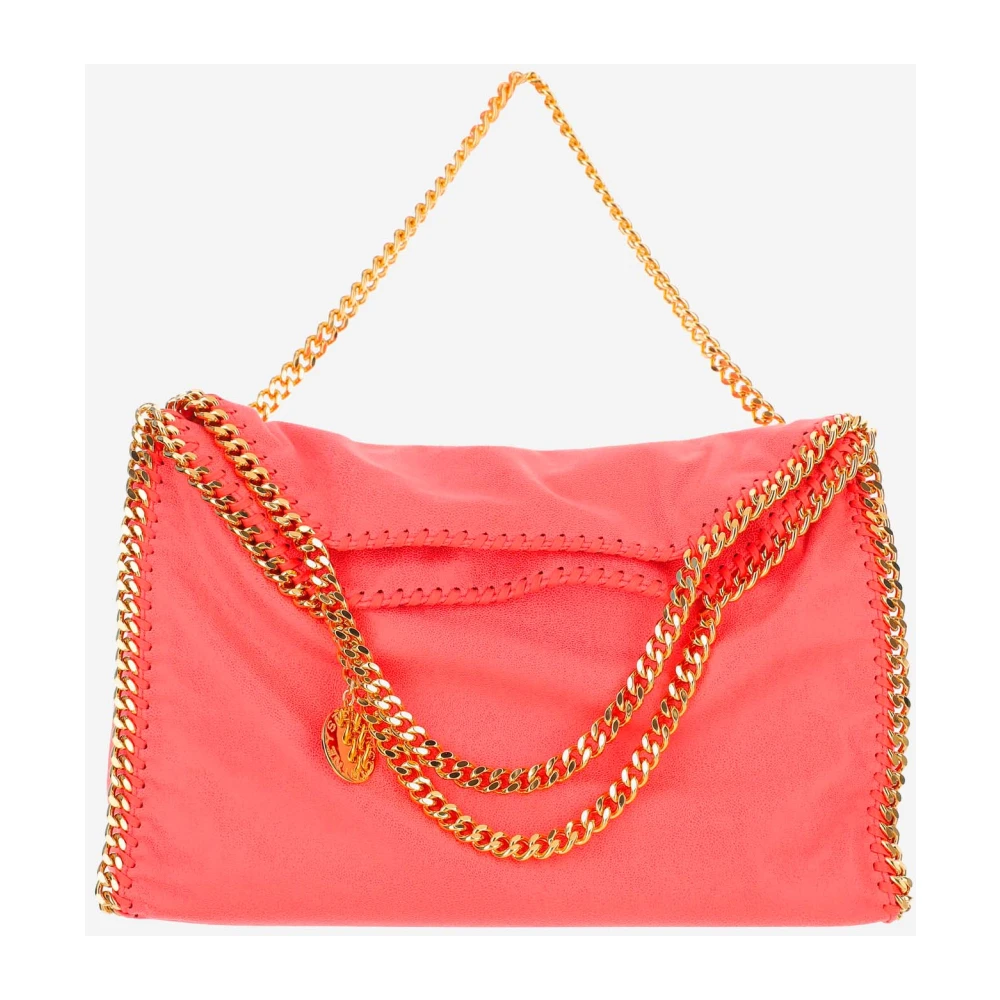 Stella Mccartney Shaggy Deer Chain Trim Tas Pink Dames