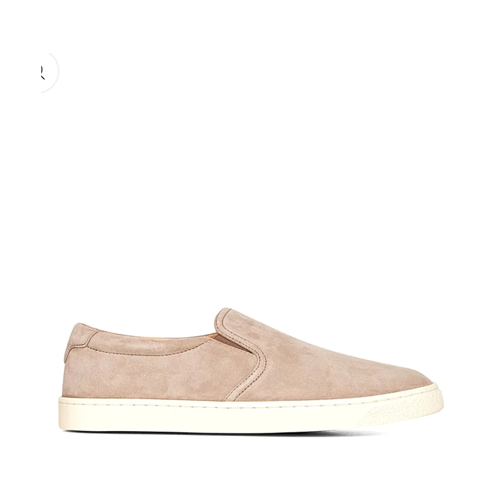 Brunello Cucinelli Beige Stiliga Sneakers För Vardagsbruk