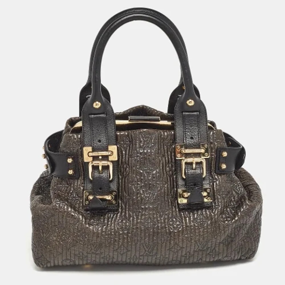 Louis Vuitton Vintage Pre-owned Leather louis-vuitton-bags Black Dames