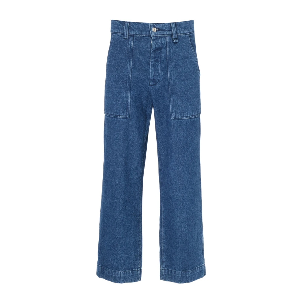 Maison Kitsuné Werkbroek Blue Heren