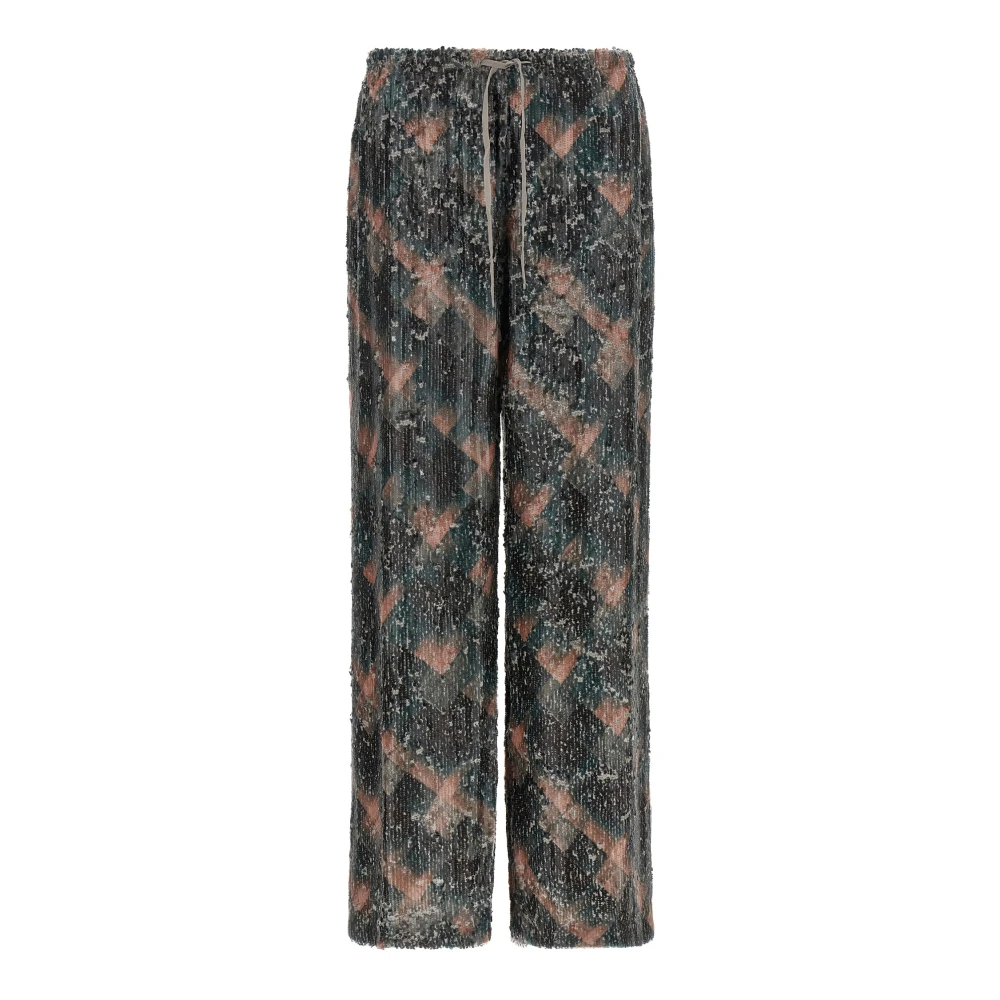 Dries Van Noten Women's Multicolor Wide Trousers, Xs, Puvis Trousers