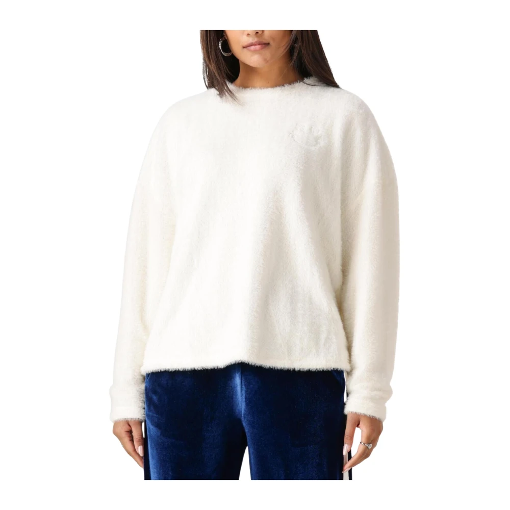 Refined Department Zachte Faux Fur Sweater Gael White Dames