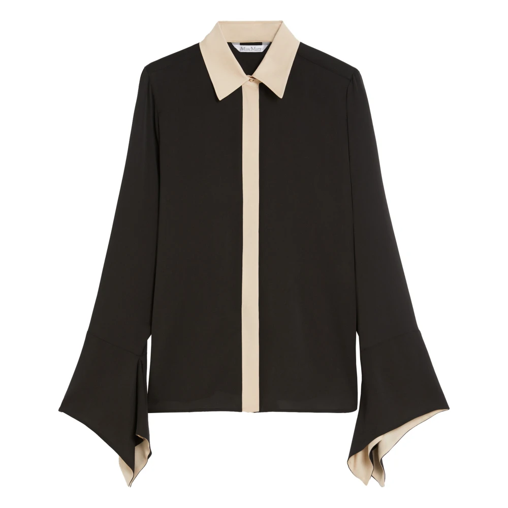 Max Mara Nero PIO Stijlvolle Modieuze Jurk Black Dames