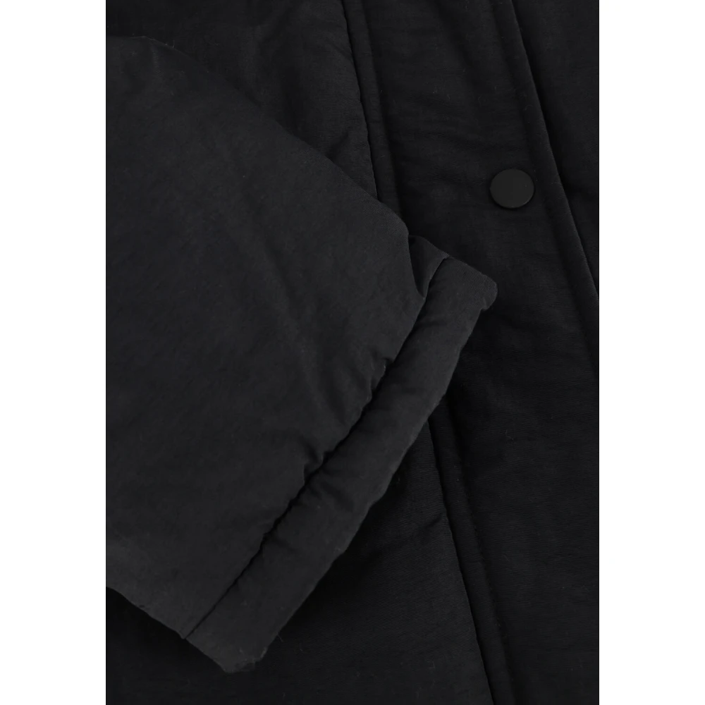 Notre-v Zwarte Gewatteerde Winterjas Black Dames