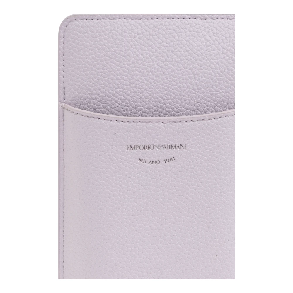 Emporio Armani Portemonnee met telefoonvak Pink Dames