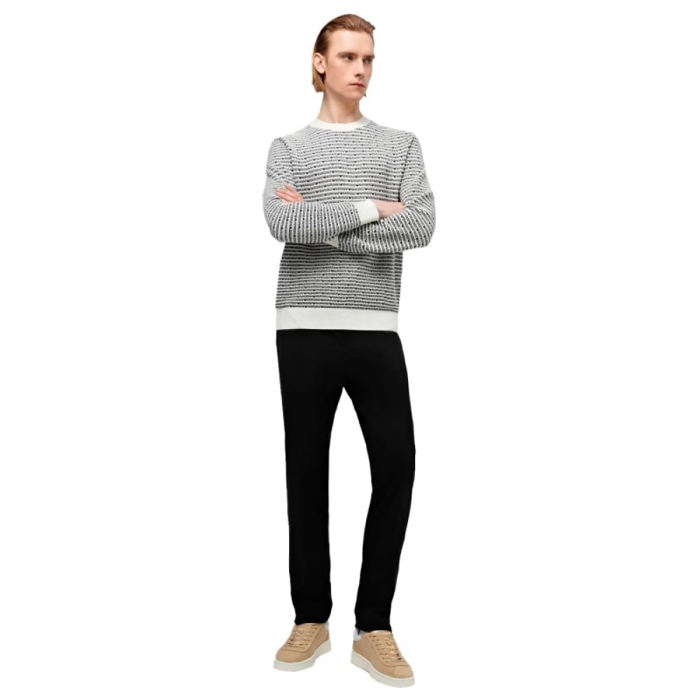 Armani Multicolor Multilogo Jersey voor Mannen Multicolor Heren
