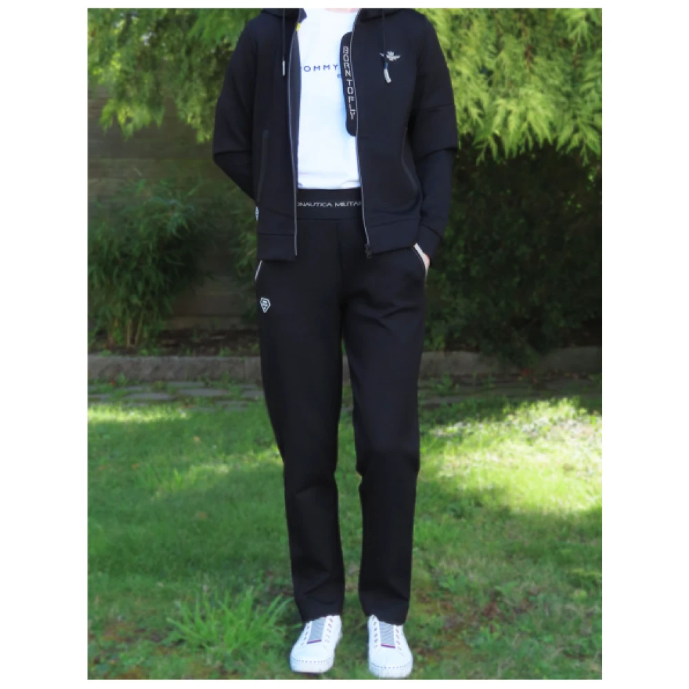 aeronautica militare Born To Fly Jogging Set Black Dames
