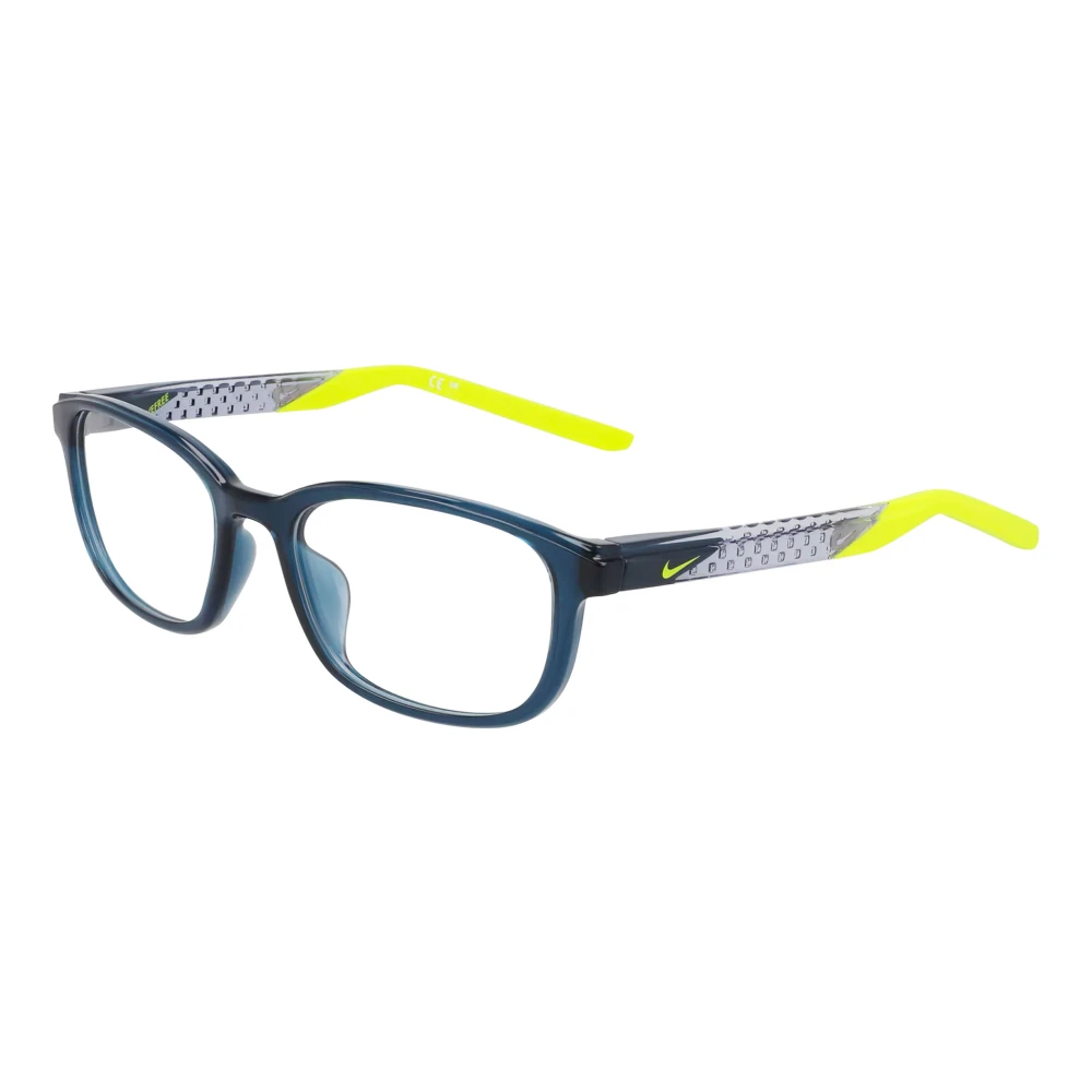 Nike Stijlvolle montuur in satijn donkerblauw Blue Unisex