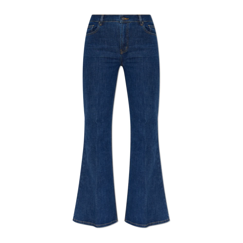 Self Portrait Blue Flared Jeans - Female - Flare Jeans - W28 - Jeans