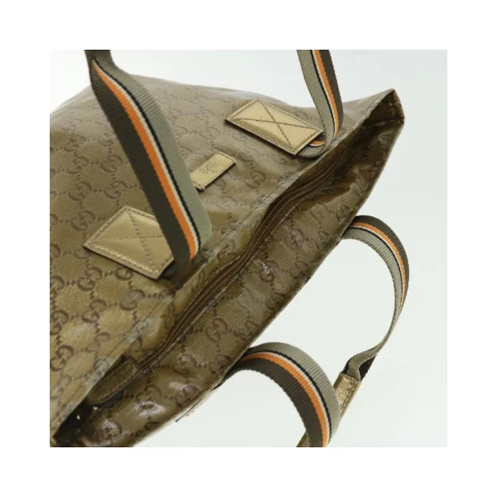 Gucci Vintage Pre-owned Coated canvas gucci-bags Yellow Dames