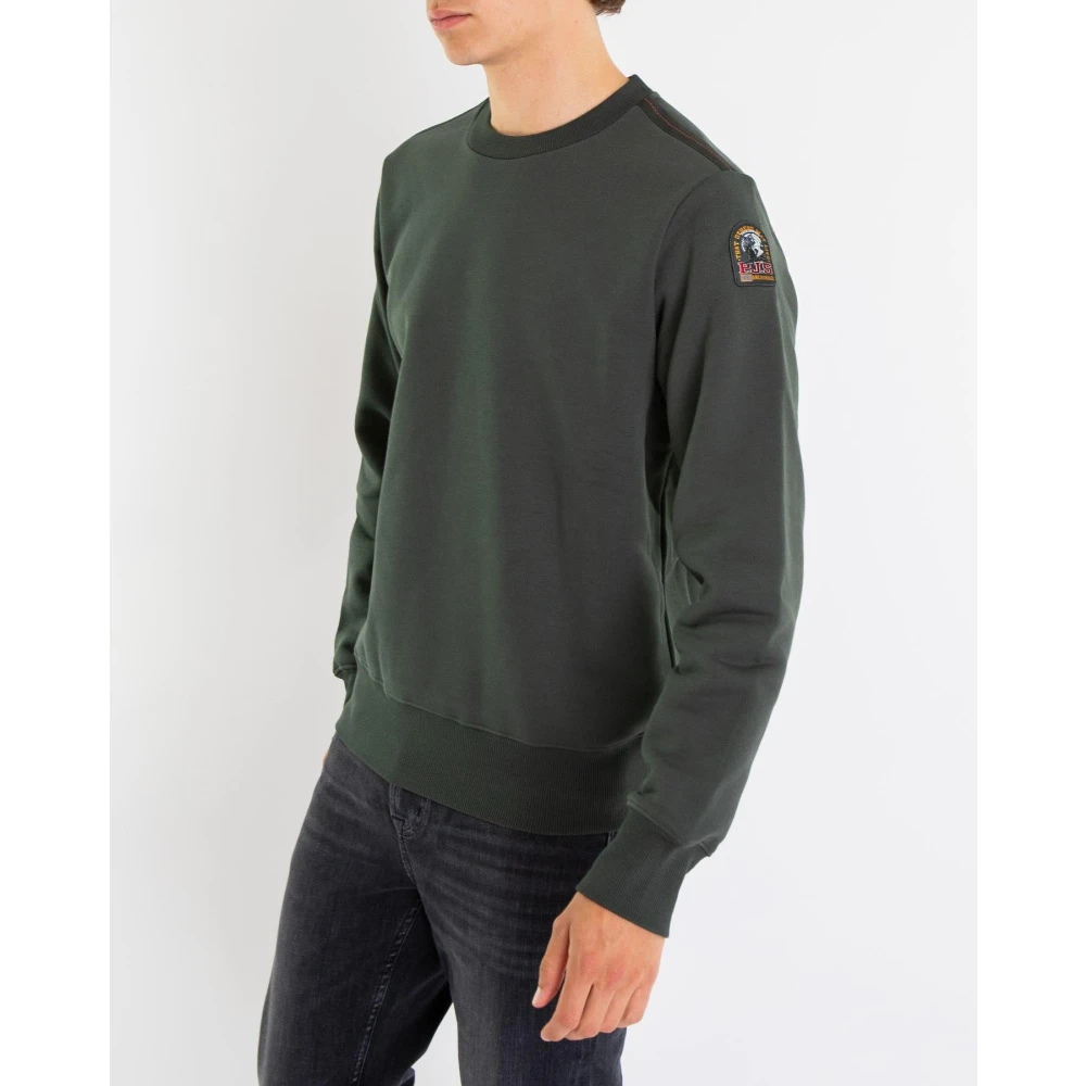 Parajumpers Groene Crew Neck Trui Green Heren