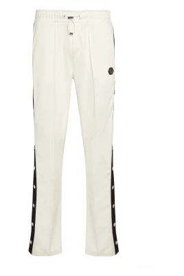 Buttoned-Up Tracksuit Trousers Plein Deluxe Signature