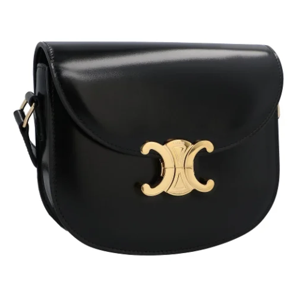 Celine Leather crossbody-bags Black Dames