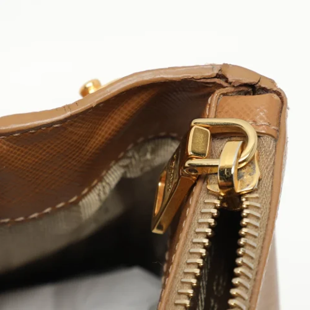 Prada Vintage Pre-owned Fabric prada-bags Brown Dames