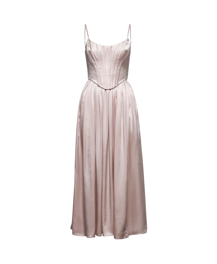 roze-zijden-corset-midi-jurk