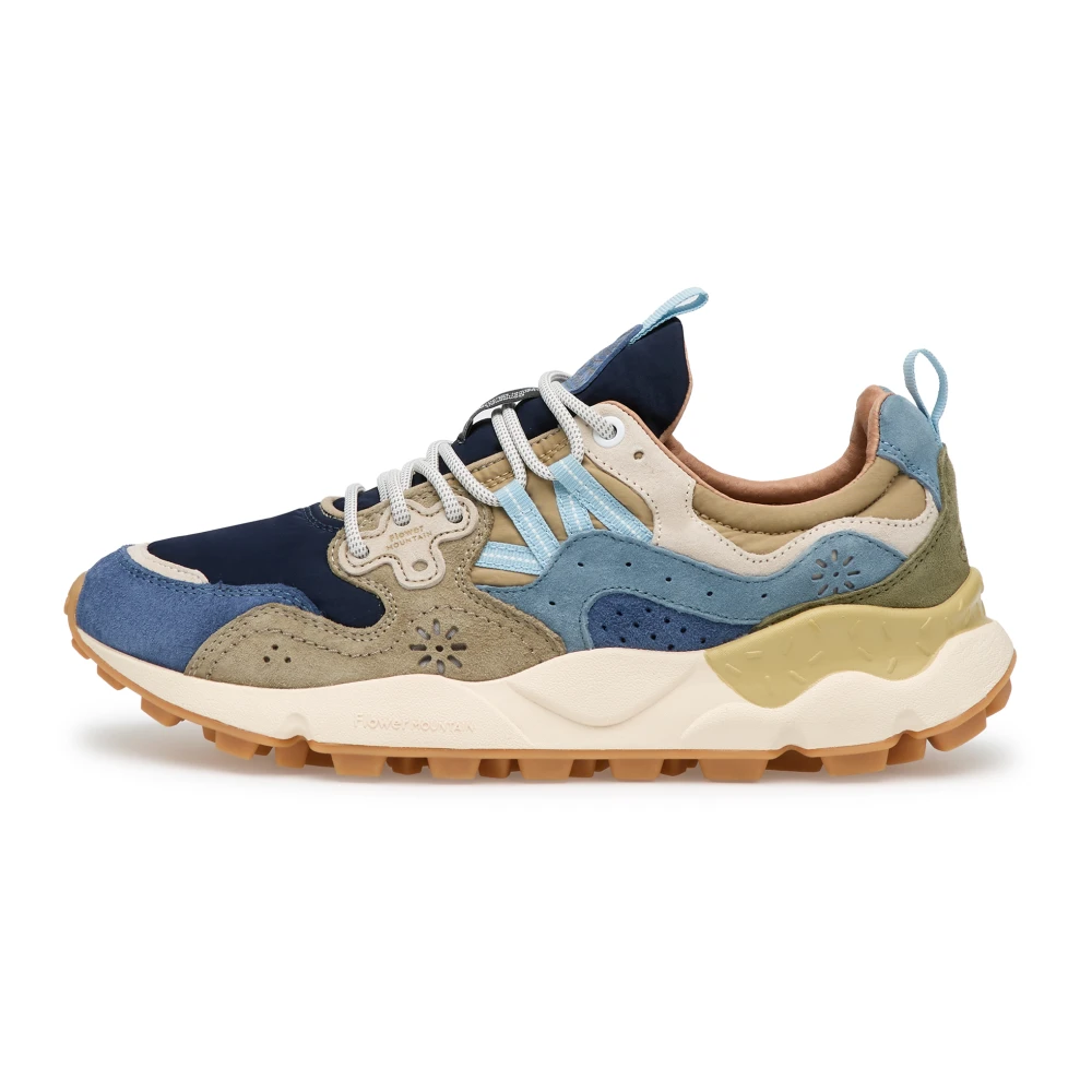 Flower Mountain Men's Multicolor Sneakers, 9 Uk, Yamano 3 Sneaker