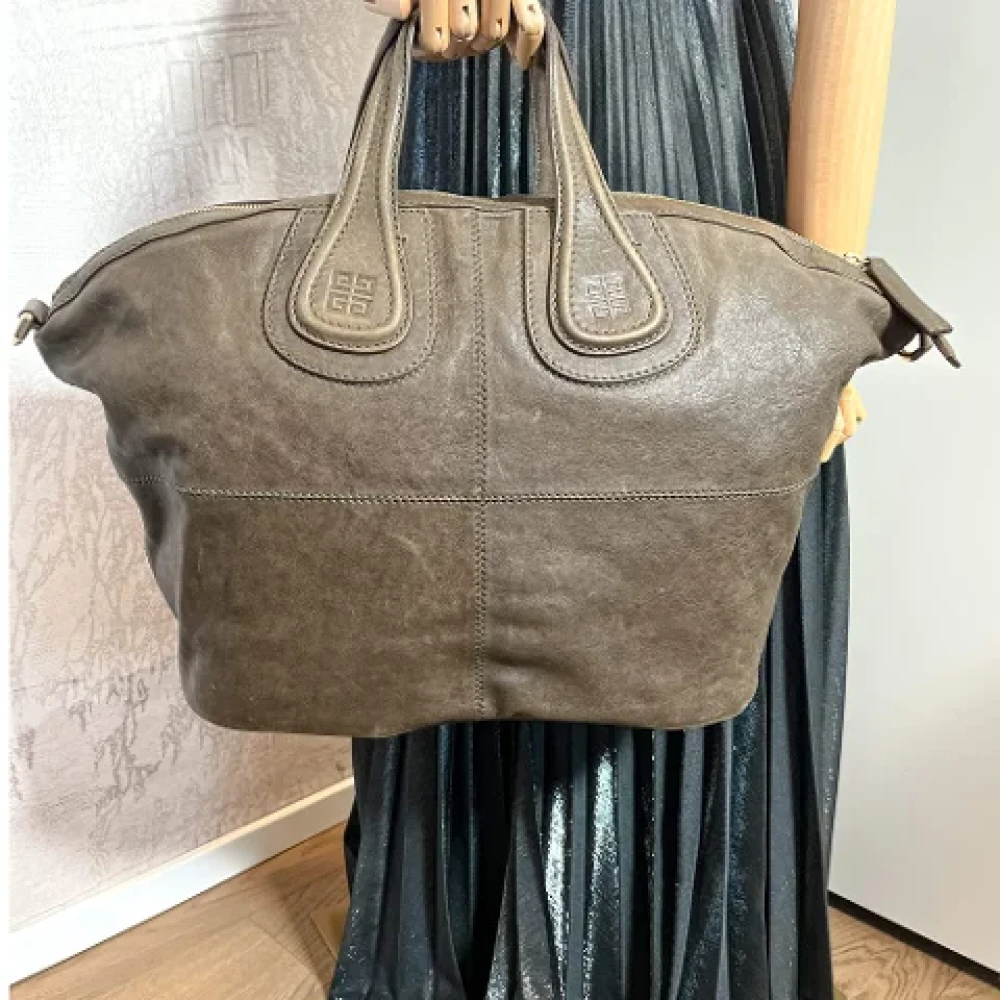 Givenchy Pre-owned Leather handbags Brown Dames