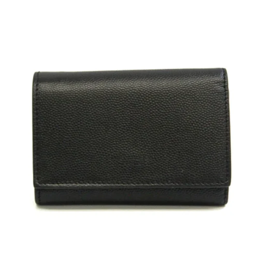Yves Saint Laurent Vintage Pre-owned Leather key-holders Black Dames