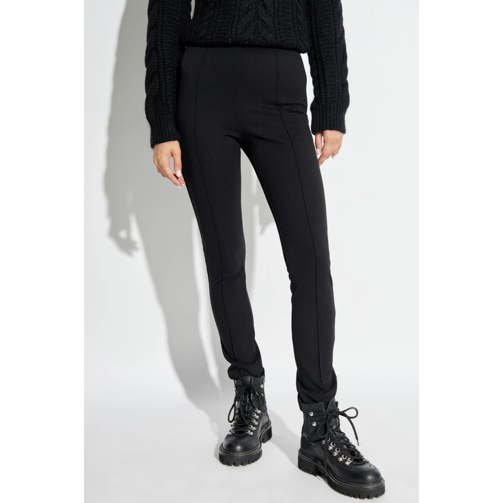 Moncler Broek met plooien Black Dames