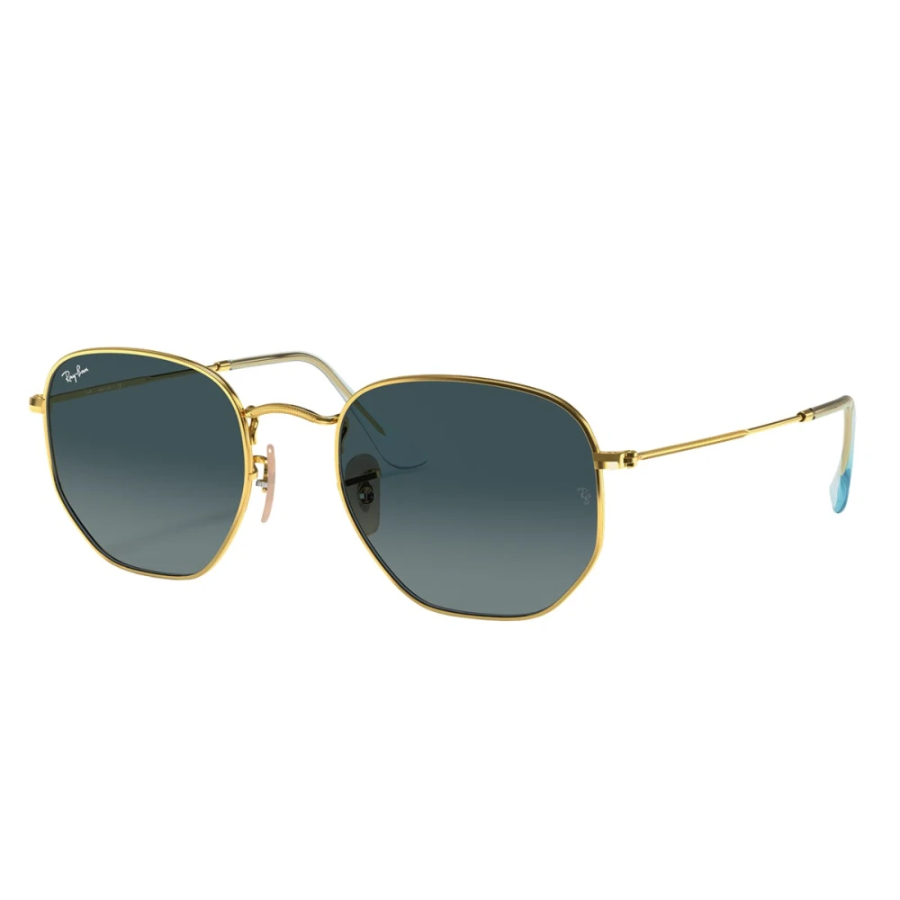 Ray-Ban Unisex Yellow Sunglasses, 51 Mm, Hexagonal Sunglasses