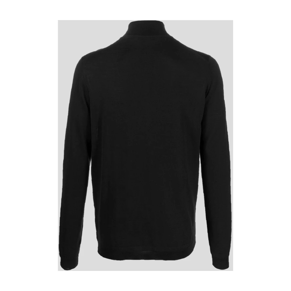 Goes Botanical Wollen Turtleneck Gebreid Black Heren