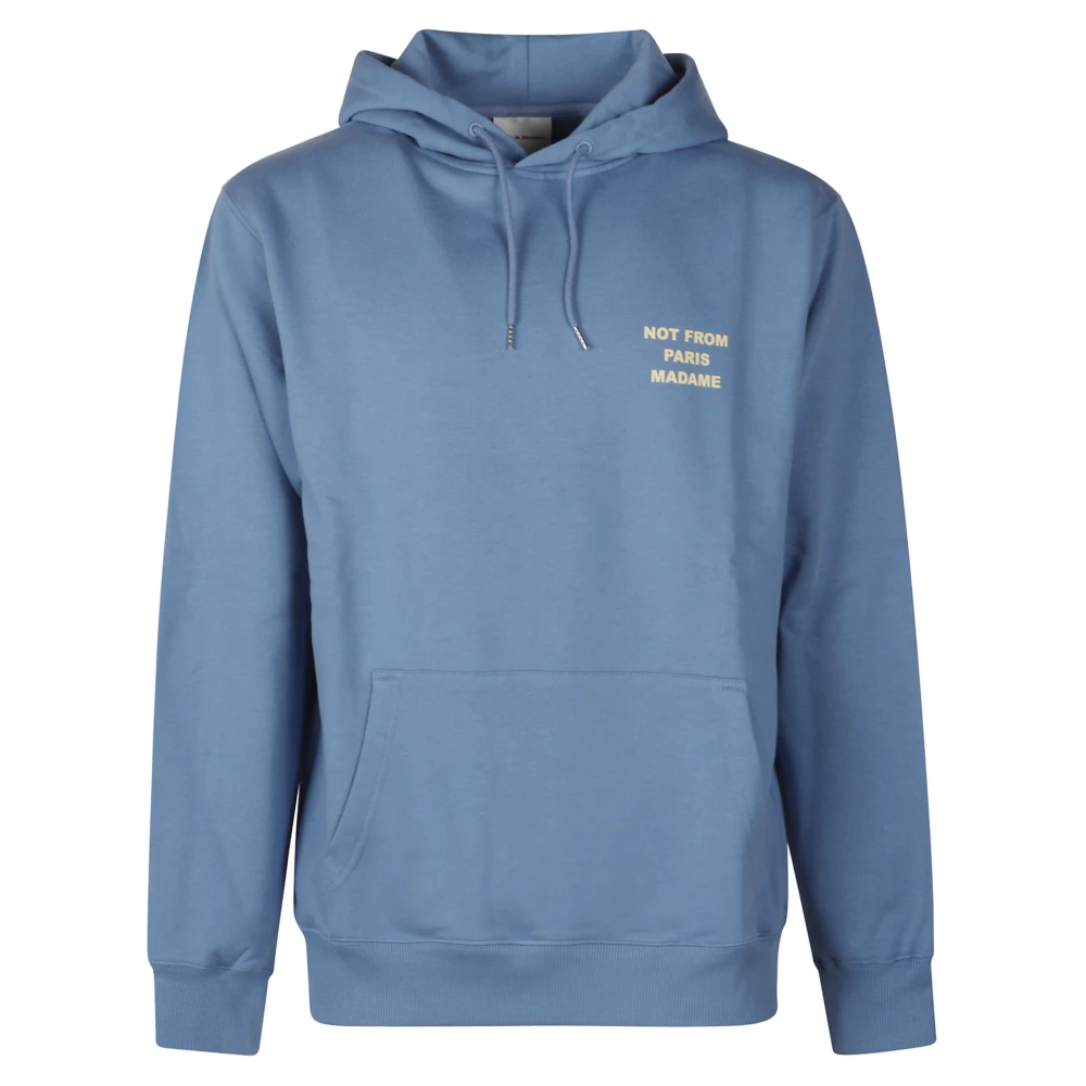 Drole De Monsieur Men's Blue Hoodies, S, Le Hoodie Slogan