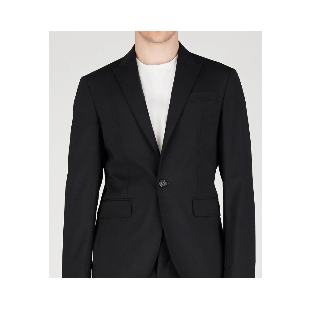 Dsquared2 Navy Tokyo Stretch Wollen Pak Black Heren