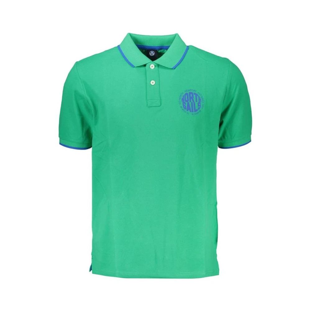 North Sails Short Sleeve Polo Shirt - Male - Polo Shirts - Green - S - Tops