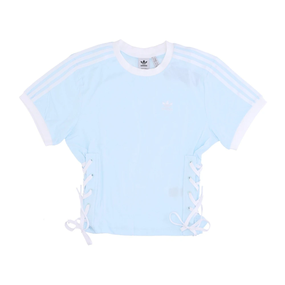 Adidas Laced Tee - Dam Spets T-Shirt Blue, Dam